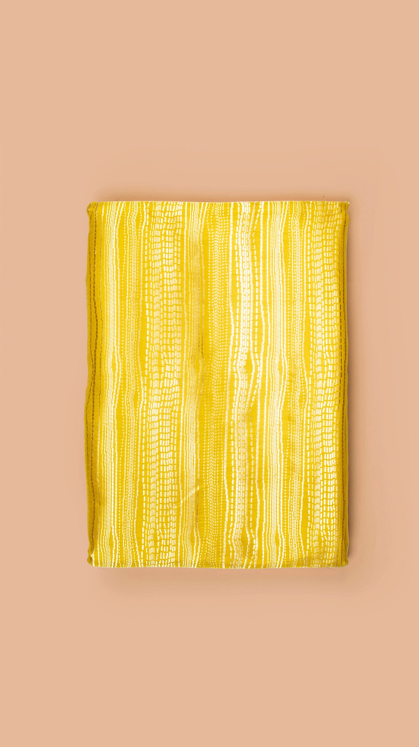 Handwoven Yellow Silk Fabric