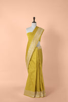 Handwoven Yellow Silk Saree